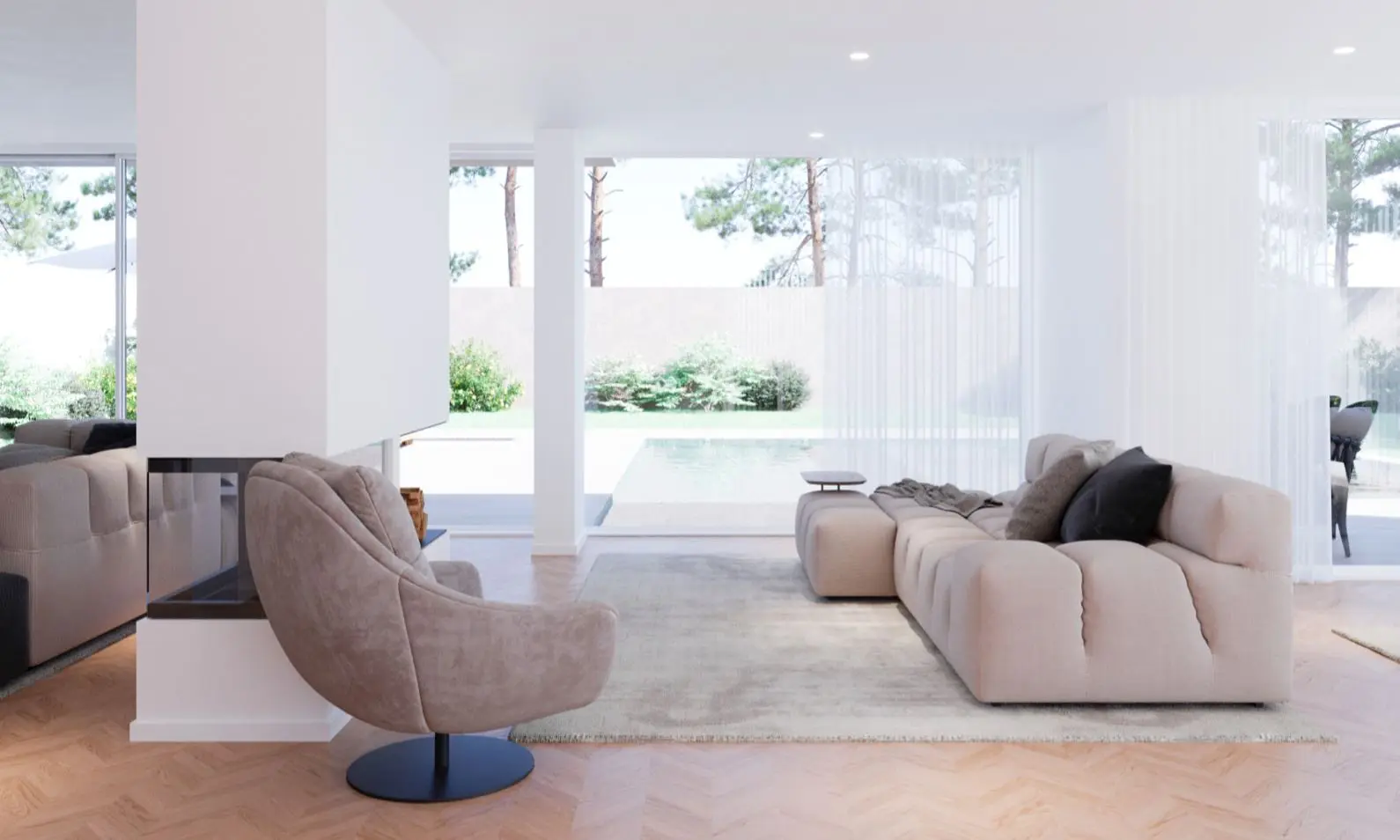 Villa in Estoril With 3 Floors, Garden, Swimming Pool and Garage