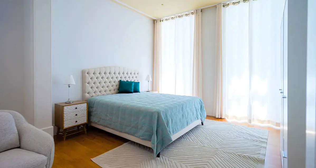 Bedroom Charming 2 Bedroom Apartment With Balcony And River View In Lisbon