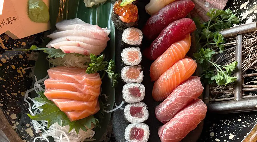 Sushi At Algarve Dining Elevated At Kan.jos Asian Fusion Restaurant