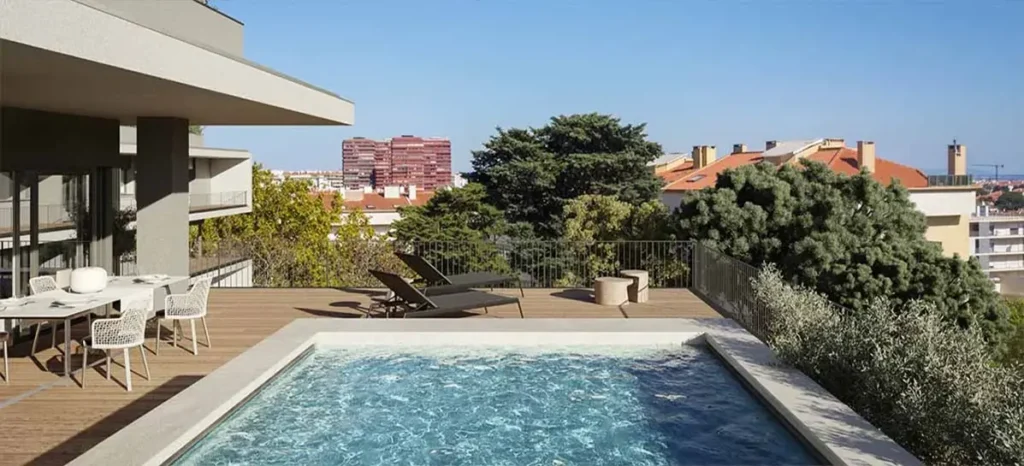 3 Bedroom Beach Apartment In Carcavelos With Swimming Pool And Garage