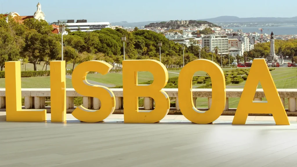 Lisboa Sign Marques De Pombal