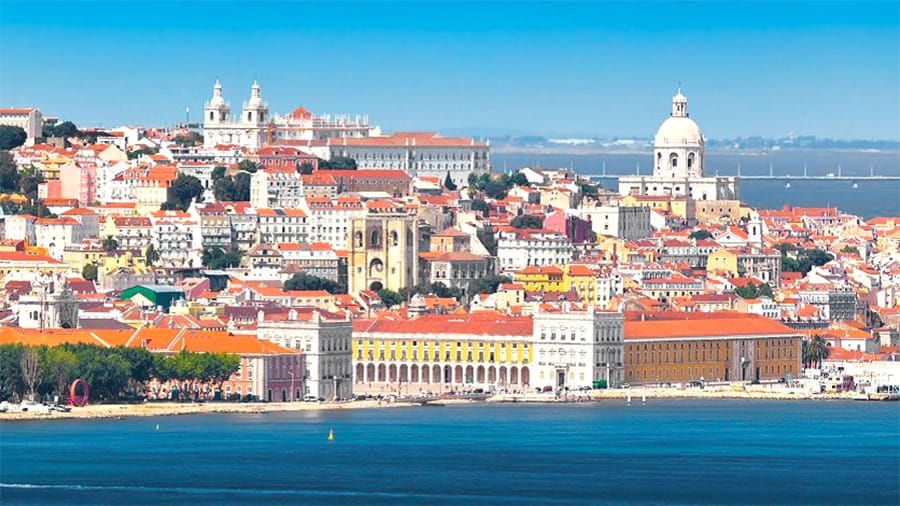 Lisbon From Tejo River View