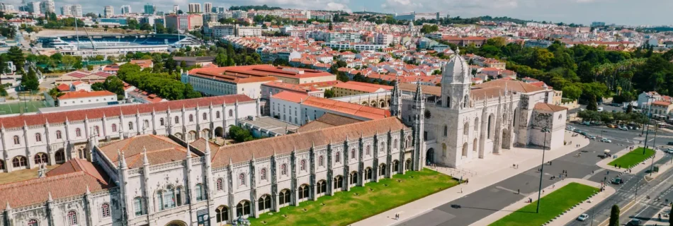 Aerial Jeronimos Monastery View
