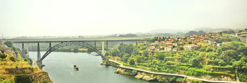 Arched Bridge Over Douro