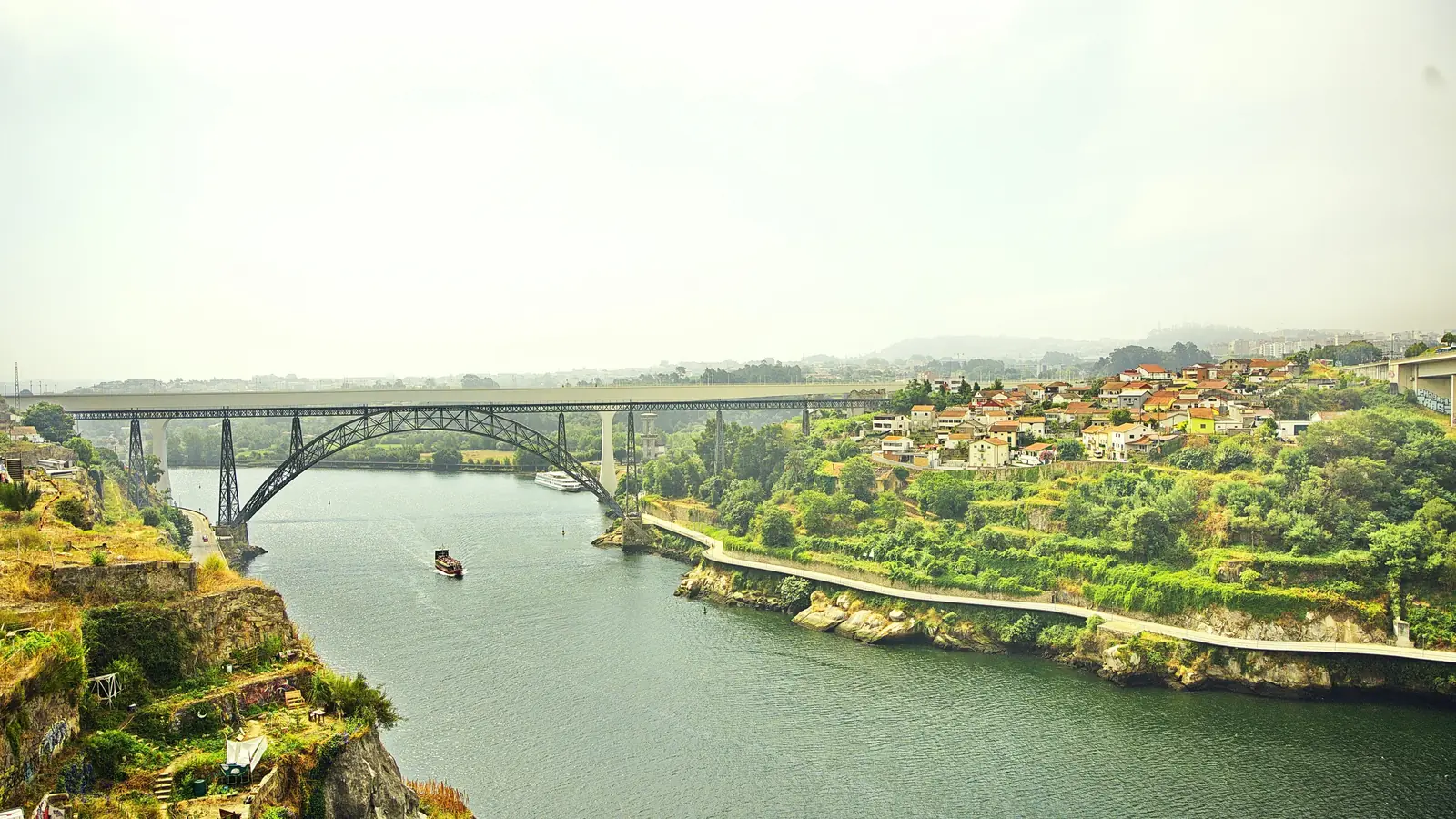 Arched Bridge Over Douro