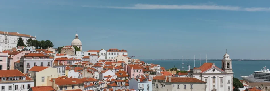 Lisbon Hillside Cityscape