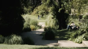 Rap 971 Featured People Lounging In Lush Garden