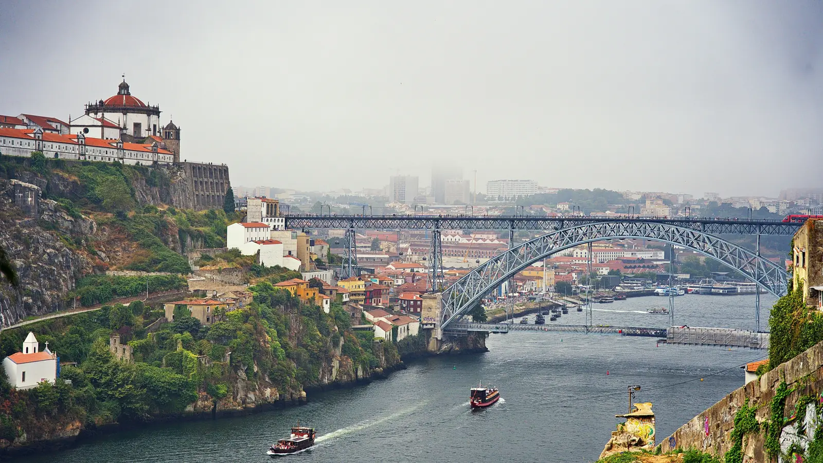 Dom Luis I Bridge Over Douro