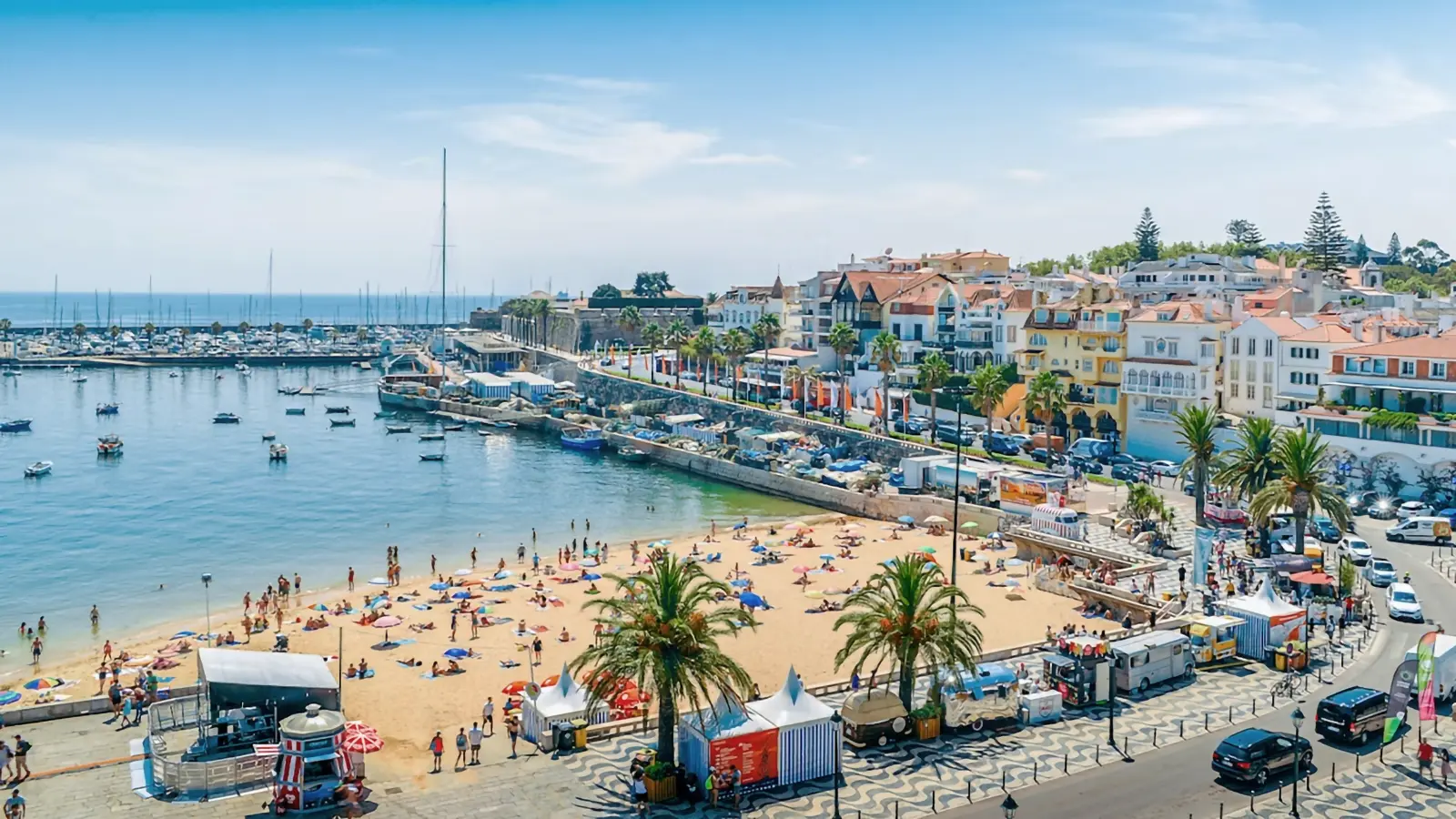 Cascais Beach In Portugal